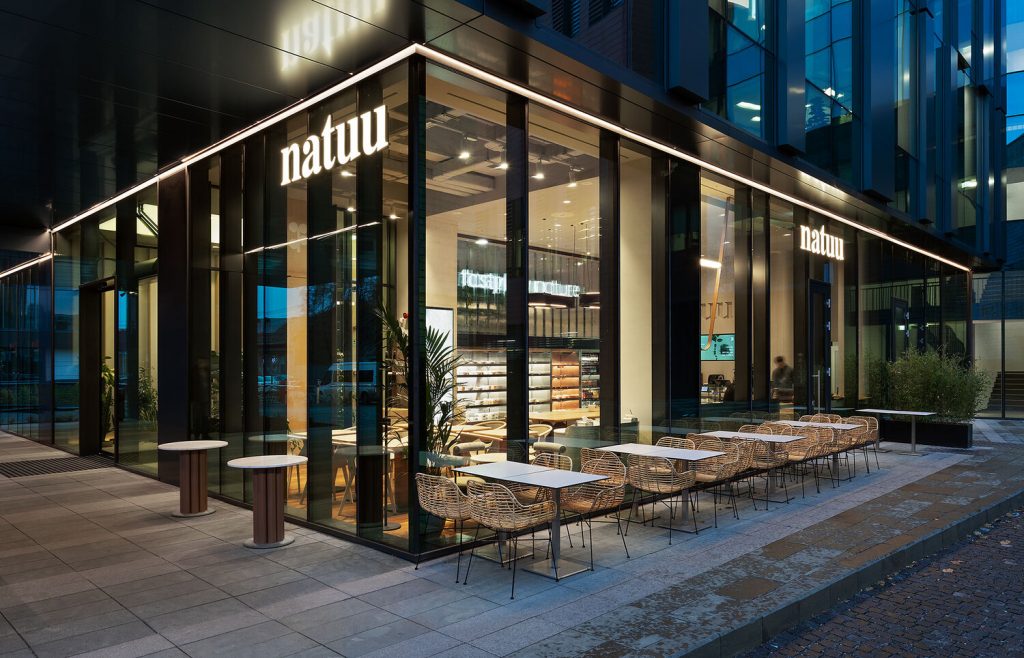 Outdoor furniture for Natuu restaurant