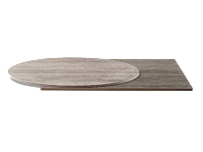 Solid laminated top_Wood